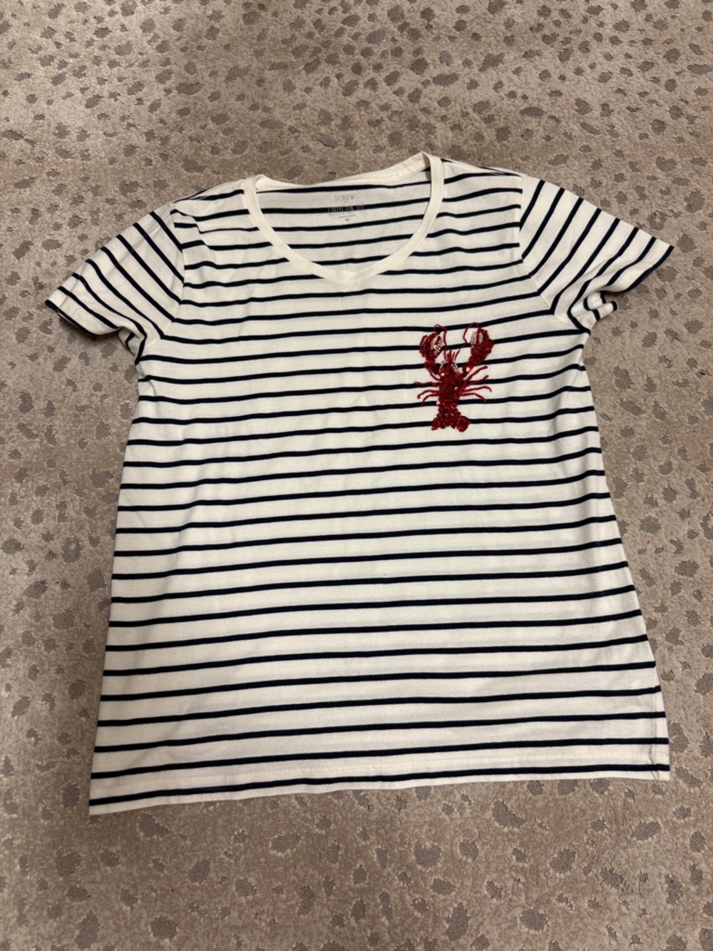 J Crew Collectors Lobster tee size medium NWT